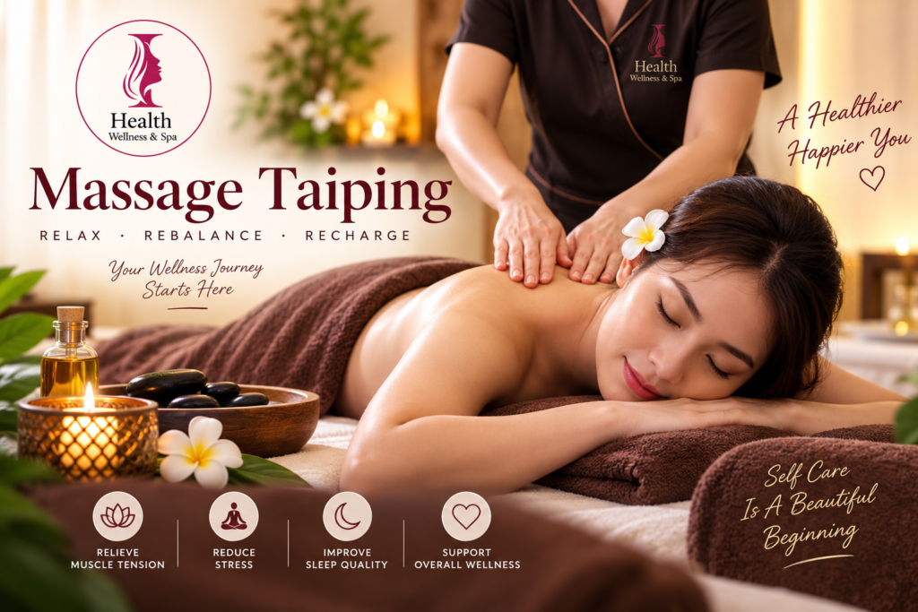 Massage Taiping full body massage at I Health Wellness & Spa